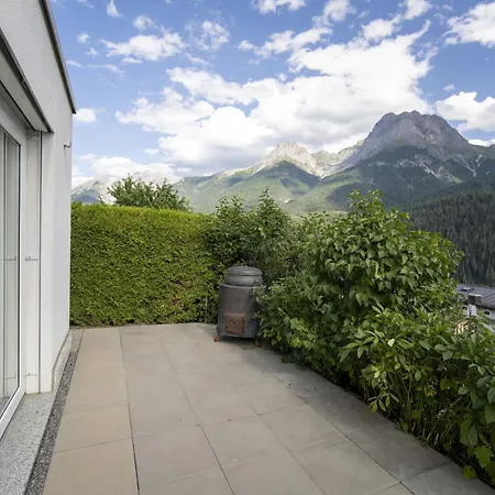 Lägenhet Chasa Emerita Moderne 3,5-zimmer Terrassenwohnung Mit Panoramablick